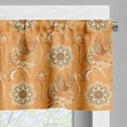 thumbnail image 5 of Ambesonne Tan and Brown Valance & Curtain, Ottoman Garden, 55"x45", Orange Tan Brown, 5 of 6