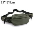 thumbnail image 2 of Crossbody Fanny Pack for Men, Large Waterproof Waist Bag Pack, Fashionable Chest Belt Bag-ArmyGreen, 2 of 5