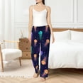 thumbnail image 4 of Fotbe Sea Jellyfish Pantalones de Pijama para Mujer, Pantalones de Dormir, Pantalones Pj con Cordón y Bolsillos-Medium, 4 of 6