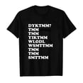 thumbnail image 3 of Casual Womens Crew Neck Tee Short Sleeve Printed Graphic Top For Everyday Wear Comfortable StyleBlackXXL, 3 of 3