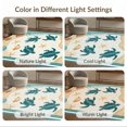 thumbnail image 7 of ODIKA 4'x6' Washable Area Rug Nautical Turtle Ocean Beachy Entry Themed Teal Bathroom Long for Bedroom, Reading Nook, Pet Friendly & Non-Shedding, 7 of 7