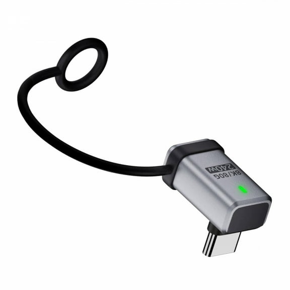 Chenyang 90 Degree USB5.0 80Gbps Male to Female Up Down Angled Extension Adapter with Lanyard Keychain 240W 16K 8K 5K Compatible with USB4.0 Thunderbolt3/4/5
