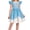 Blue, variant on LumiFest Princess Dress for G'irl's Halloween Cosplay Costume Birthday Party Fancy Dress up 3-12 Y