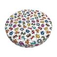 thumbnail image 1 of Disketp Colorful Numbers Funda Redonda para Taburete, Funda de Cojín para Silla de Bar Suave y Elástica-14 inch, 1 of 7