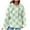 Mint Green 8, variant on Ltctricy Womens Plus Size Sweatshirts Hoodies Casual Loose Plaid Pullover Tops Fall Fashion Outfits with Pocket
