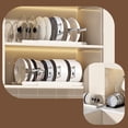 thumbnail image 6 of Riousery Pots and Pans Organizer Expandable Cookware Rack Adjustable Pan Organizer for Kitchen Black, 6 of 9