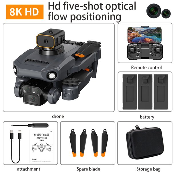 Lenovo P8 Pro 8K Drone Professional Obstacle Avoidance 8K DualHD Camera 5G Brushless Motor Foldable Quadcopter Gifts Toys 5000M