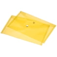 thumbnail image 1 of Unique Bargains A4 Envelopes Document Organizer with Snap Button File Folders, Yellow, 12 Pack, 1 of 5