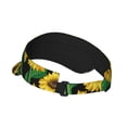 thumbnail image 3 of Gaeub Sunflower 1 Sun Visor Hats with Empty Top and Adjustable, UV Protection for Golf Tennis Cycling Running, 3 of 8