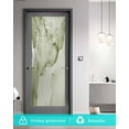 thumbnail image 5 of Window Privacy Film Marble Sage Green Stained Glass Window Film Decorative Sun Block Window Cover Modern Abstract Ink Painting Luxury Window Clings Static Adhesive Sticker for Bathroom 29.5"x78.7", 5 of 7