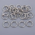 thumbnail image 6 of 10/20/30 Pieces Metal Book Small Binder Spiral Refillable Loose Leaf Rings Keychain Key Rings, 10 Size Book Rings, 6 of 6