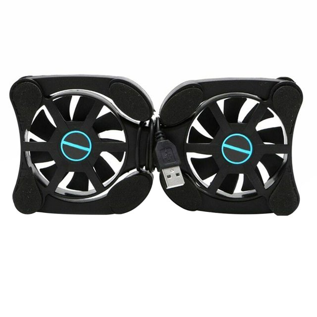 Soporte plegable para computadora portátil con ventilador de refrigeración Soporte plegable para computadora portátil de escritorio para oficina en casa Kearding EL5184-00B