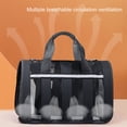 thumbnail image 4 of Aufmer Cat, Dog Carrier for Small Medium Cats Puppies up to 15 Lbs, TSA Airline Approved Carrier Soft Sided, Collapsible Travel Puppy Carrier - Black, 4 of 7