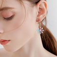 thumbnail image 4 of Earrings Color Gradient Snowflake Acrylic Earrings Retro Literary Winter Atmosphere Designs for Unique Style, 4 of 6