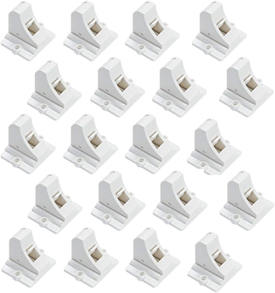 Adhesive Magnetic Locks for Cabinets & Drawers (10 Locks and 2 Keys)
