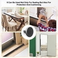 thumbnail image 7 of Weather Stripping Door Seal, 2 Rolls 2" x 5/16" Adhesive Foam Tape Seal Soundproof Insulation Strips for Door Frame Window Gaps (13 Feet Total, 6.5 Feet/Roll), 7 of 7