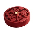 thumbnail image 3 of DOLITY Divided Serving Tray with Lid Serving Bowl for Kitchen Chinese New Year Nuts Red, 3 of 9