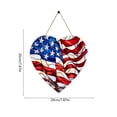 thumbnail image 2 of Fareti 4th of July Heart Ornaments Colorful Window Hanging Decorations Home Wall Decor for Bedroom Patio Indoor Outdoor, 2 of 6