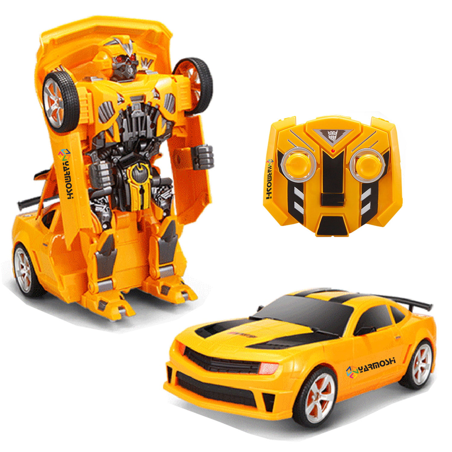 YARMOSHI Remote Control transformer Truck Robot With Sounds And Lights NEW 