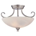 thumbnail image 1 of Designers Fountain 85111-SP Kendall Semi-Flushmount, Satin Platinum, 1 of 1