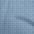thumbnail image 1 of oneOone Cotton Silk Medium Blue Fabric Geometric Sewing Craft Projects Fabric Prints By Yard 42 Inch Wide, 1 of 5