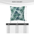 thumbnail image 4 of ZICANCN Green Minimalist Branch Art Throw Pillow Covers, Bed Couch Sofa Knit Decorative Pillow Covers for Living Room Farmhouse, 16"x16", 4 of 8
