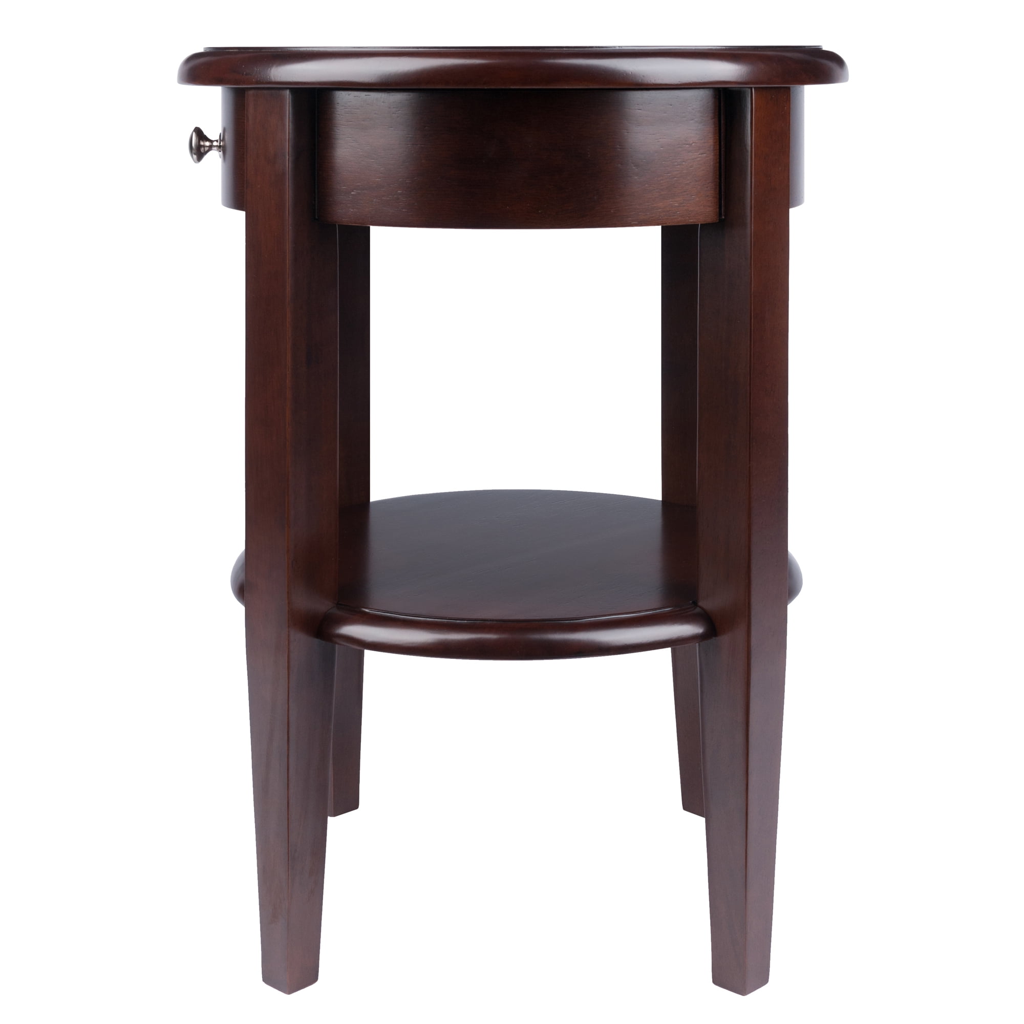 Winsome Concord Accent End Table, Walnut Finish