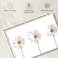 thumbnail image 6 of Elephant Stock Plucked Daisies Wall Art - Horizontal Canvas Wall Art - Living Room Wall Decor - Floral And Botanical Canvas - White And Yellow Decor - 48" x 32", 6 of 8