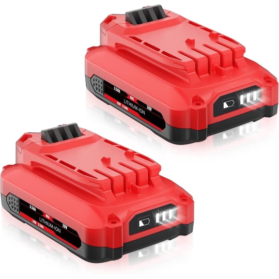 BOTKK 2Pack 3.5Ah 20V Battery Replacement for CMCB205 20V MAX CMCB204 CMCB202 CMCB201 CMCD700C1 CMCS500B Compatible with V20 Cordless Power Tools