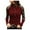 Wine, variant on LYXSSBYX Womens Long Sleeve Dress Hot Sale Clearance Women's Fashion Sexy Stitching Lace Zipper Long Sleeve Solid Color Pullover Tops
