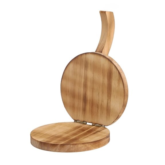 ACDANC Wooden Tortilla Press,Mexican Round Wooden Tortilla Maker,Hardwood Mexican Tortillera Presser,Flour Tortilla for Homemade Mexican Tortillas Maker