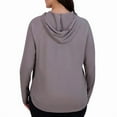 thumbnail image 4 of SAGE Women's Lightweight Hoodie, Long Sleeve, Gray, Large, 4 of 6