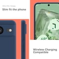thumbnail image 5 of KOMI Silicone Case for Google Pixel 8 5G, Shockproof, DustProof - Dark Blue, 5 of 5