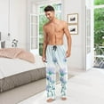 thumbnail image 7 of Beautiful Cosmos Flowers Ghost Pajama Pants, Men's Lounge Pants Light with Drawstring and Pockets, Christmas New Year Birthday Father's Day Gifts, Medium, 7 of 7