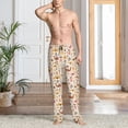 thumbnail image 2 of Fuzoiu UAE Travel1 Print Men's Pajama Pants,Lounge Pants for Men,Lounge PJ Bottoms,Sleepwear Pants with Drawstring Pockets -Medium, 2 of 6