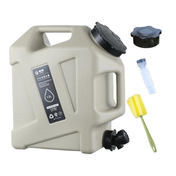 tamizeot Plastic Camping Water Storage Tank Container Spigot Emergency Portable Water Container With Handle For Outdoor