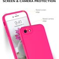 thumbnail image 3 of Cheeroll Shock Absorbent Silicone Cell Phone Case for Apple iPhone SE 2022, Hot Pink, 3 of 8