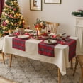 thumbnail image 2 of Tartan Plaid Table Runner for Home Kitchen Dinner Party Holiday Christmas Table Decorations - Scottish Christmas Table Runners, 2 of 12