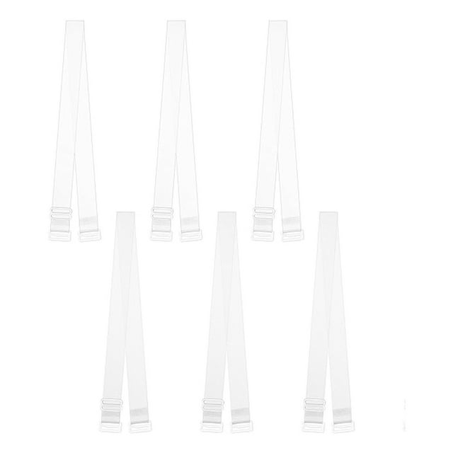 Tirantes transparentes para sujetador, 3 pares de tiras ajustables invisibles y antideslizantes para sujetadores sin tirantes
