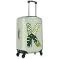 thumbnail image 4 of Leaf Initial Name K Green Luggage Cover Elastic Washable Stretch Suitcase Protector Anti-Scratch Travel Suitcase Cover for Kid and Adult XL (Fit 29-32 inch suitcase), 4 of 6