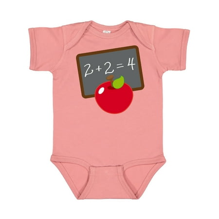

Inktastic Chalkboard and Apple School Gift Baby Boy or Baby Girl Bodysuit