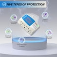 thumbnail image 3 of Enchufe Protector contra Sobretensiones BSEED Aparato Electrodoméstico Salida 1 Paquete, 3 of 7