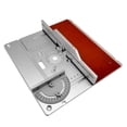 thumbnail image 1 of Aluminium Router Table Insert Plate Electric Wood Milling Flipboard Miter Gauge Tenon Set ,High Precision, 1 of 6