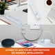 thumbnail image 4 of Barra Multicontacto TECNOLITE Inteligente 4cont+4puertos USB Blanco, 4 of 8