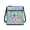 Butterfly Floral Sky, variant on Pug Dog Broken Stone Crossbody Purse, Durable Ladies Crossbody Bag Smooth Zipper Multiple Zipper Pockets Purse Satchel for Short Trips Short Journeys