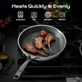 thumbnail image 4 of 8-Inch Nonstick Frying Pan - Stainless Steel Skillet for Induction & Gas Stoves, 4 of 6