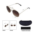 thumbnail image 4 of Lentes de Sol Tommy Hilfiger Eyewear X64011 Hombre Marco de Metal Dorado UV, 4 of 5