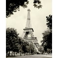 thumbnail image 2 of Melious, Amy 20x24 Black Ornate Wood Framed with Double Matting Museum Art Print Titled - Eiffel Tower I, 2 of 4