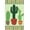 Green, variant on Green Columnar Cactus Summer House Flag Outdoor Yard Flag 28" x 40"