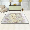 thumbnail image 3 of Coolnut Primroses Area Rug Pad - 6x4ft - 100% Light Weight Polyester Fabric for Living - Bedroom, 3 of 6